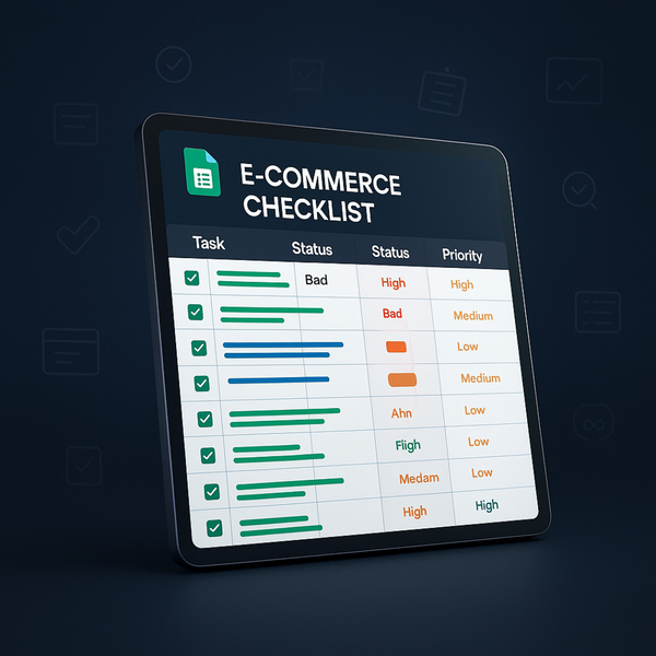 [GRATIS] E-Commerce Checklist (100% off)